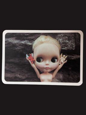10/$25 Vintage 2004 Hello Blythe! Fashion Doll Blank Photo Postcard